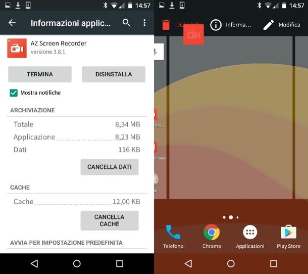 Liberare memoria ram android