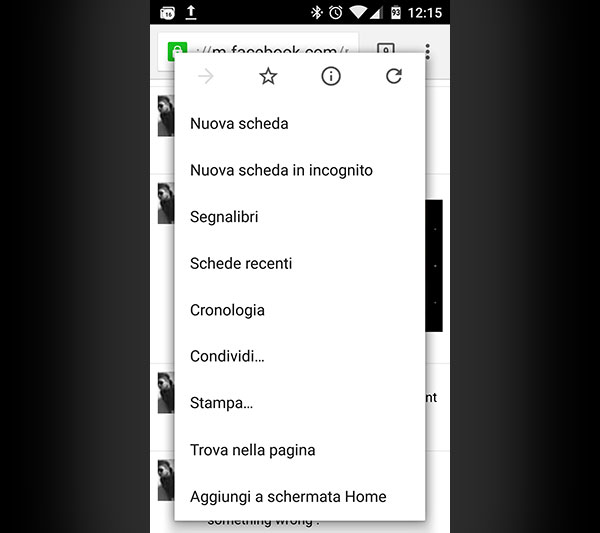 Messaggiare su Facebook senza App - Step 1